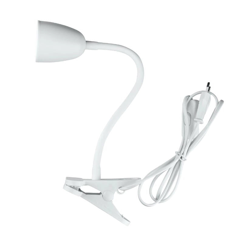 Lampada da scrivania con clip LED 4W 4000K bianca DPM