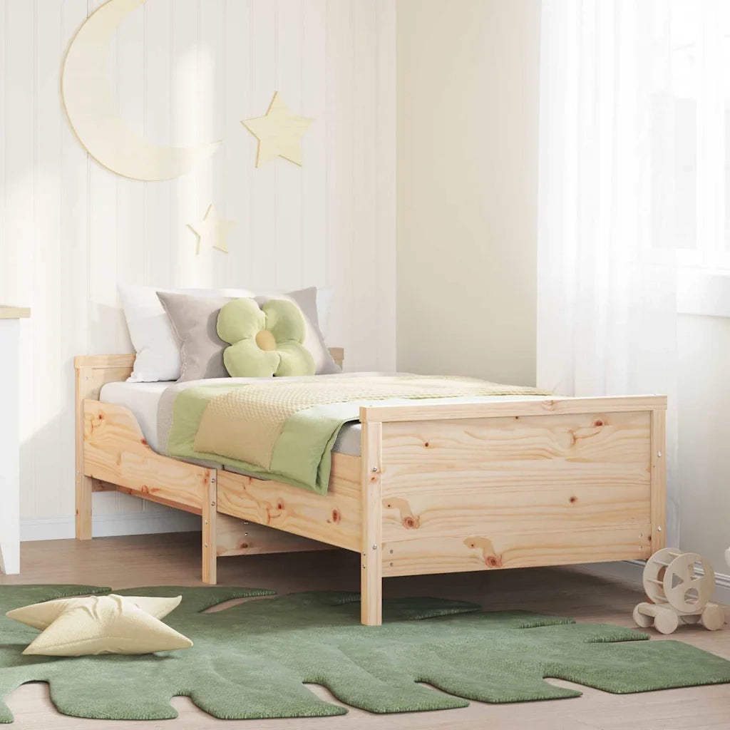 Struttura del letto Marrone 80 x 200 cm Legno multistrato