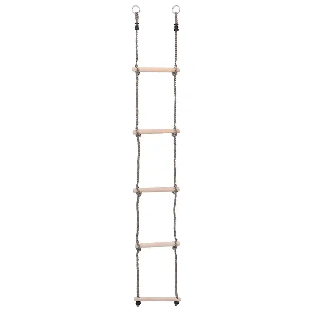 Scala a 5 Gradini 210 cm in Legno Massello di Pino 93150