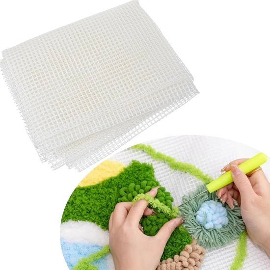 Set di Tappeti Handicraft - Tela di Zeloso - Tessuto Intrecciato - 100 x 75 cm - Tappeto Decorativo per Parete