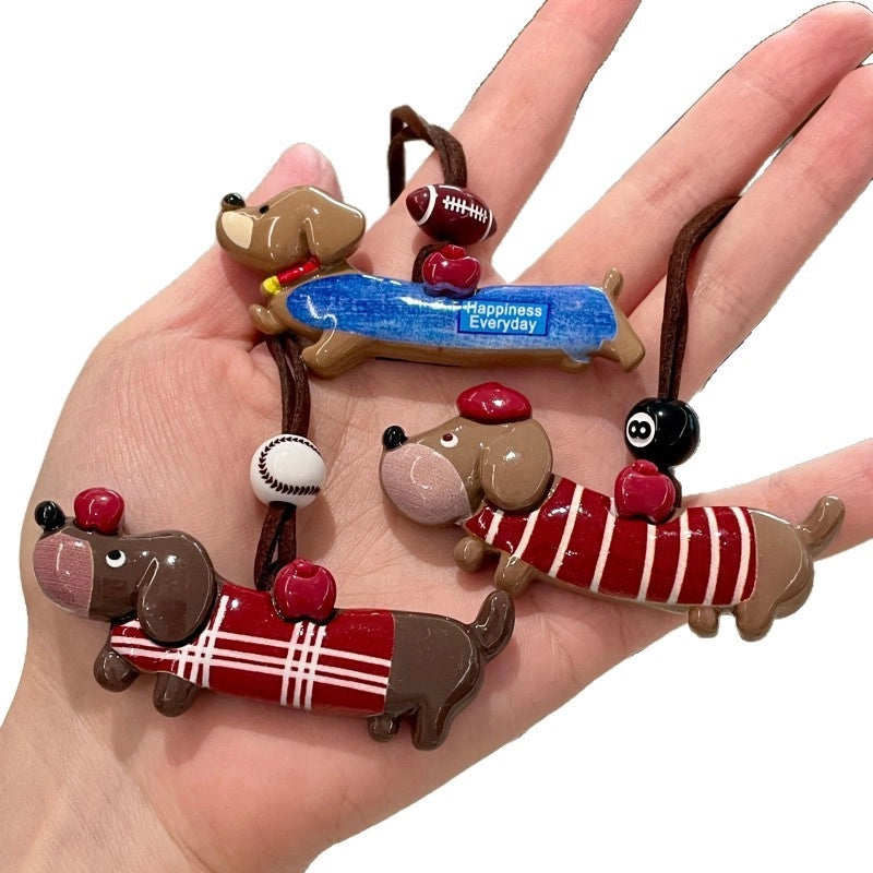Collana con grazioso bassotto