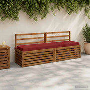 Cuscino per panchina SOEST 100% Poliestere Rosso Vino 950122