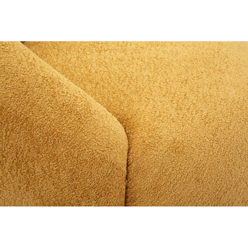 Poltrona Ginevra Senape cm 81x78x64