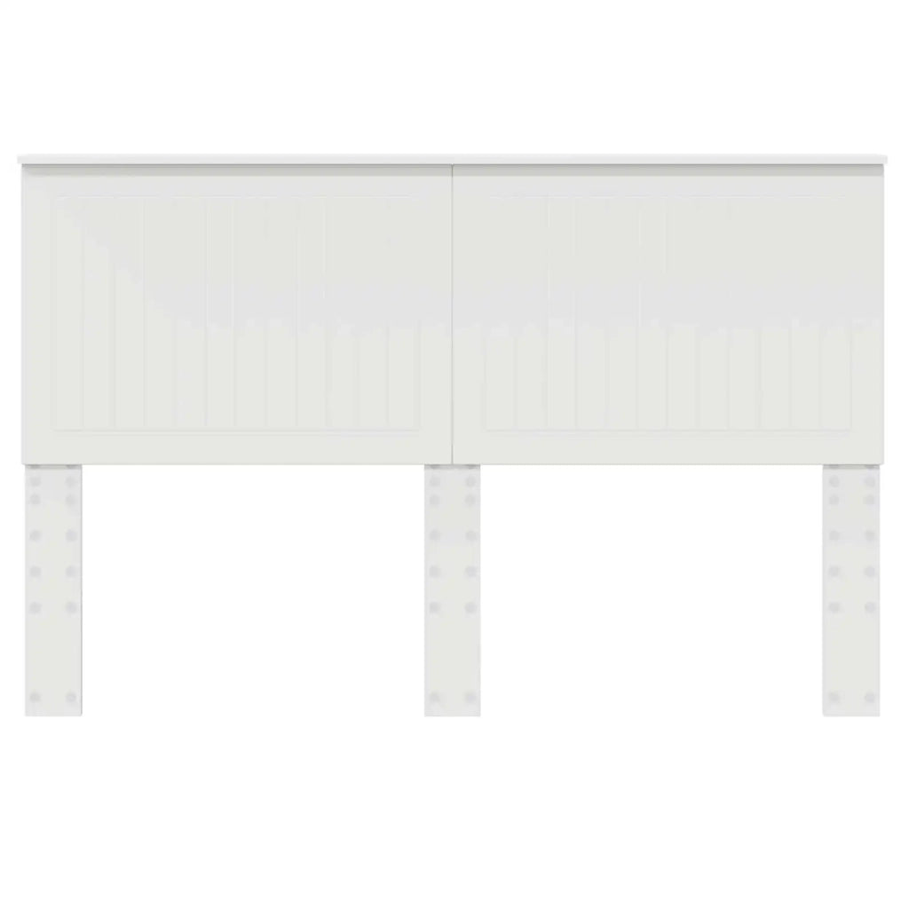 Testiera | Testata con Testiera | Testata Bianco 150 cm Legno multistrato