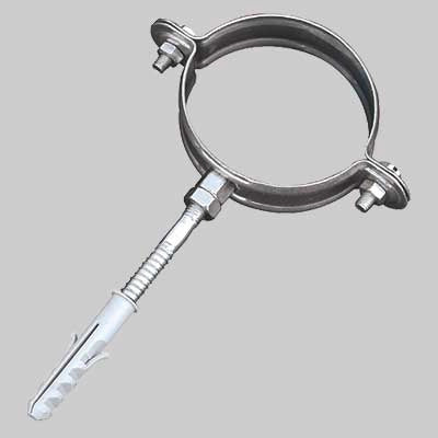 COLLARE FERMATUBO - Ø 200 - Per canne fumarie - 2 pezzi - MADE IN ITALY