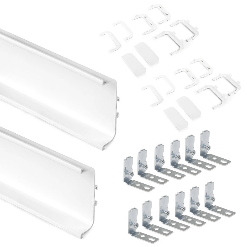 Kit di 8 contenitori organizer Cube per cassetti, Plastica, Trasparente