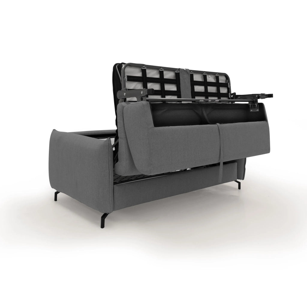 Scarlet Divano letto in tessuto misto cotone impermeabile T19 175 cm (mat.120x197) antracite