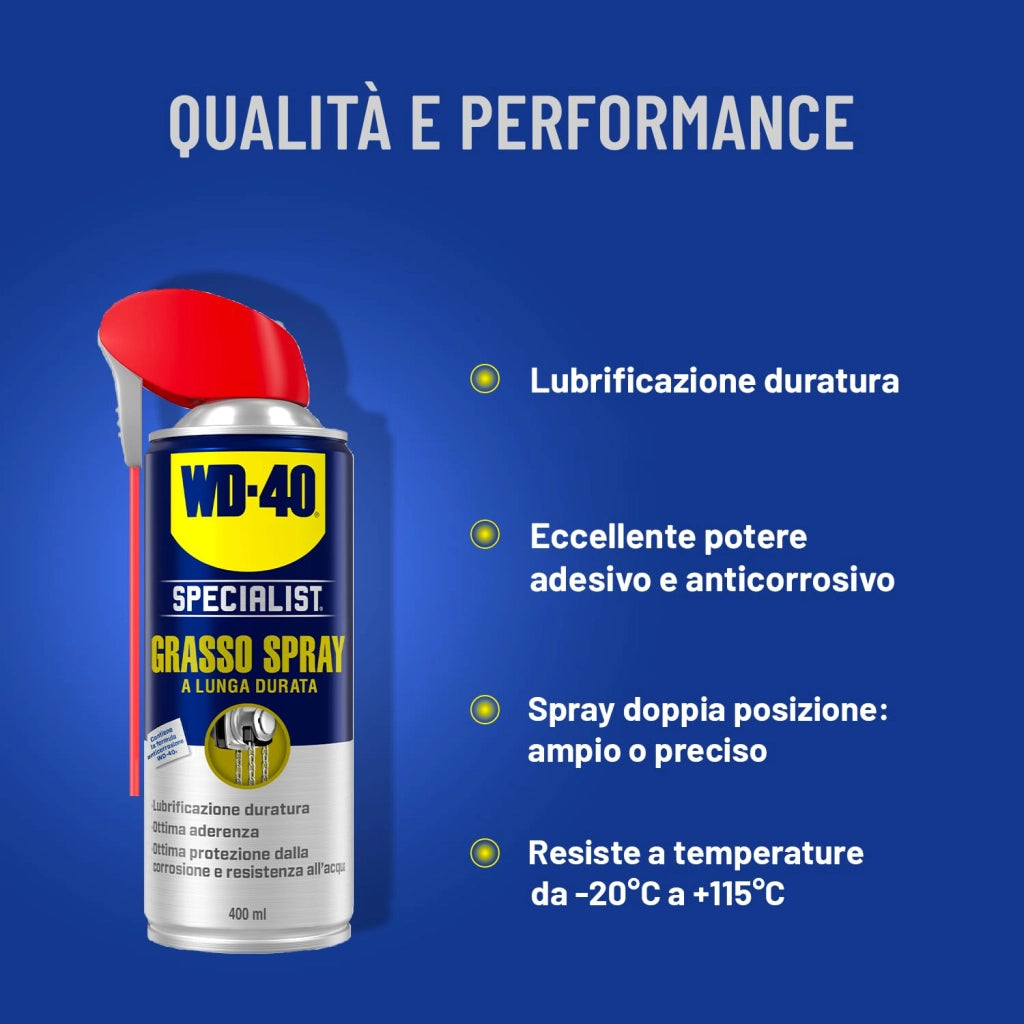 Grasso Lunga Durata Spray Wd 40 400 ml
