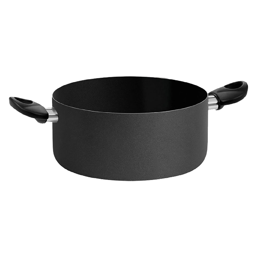 CASSERUOLA DUE MANICI 'BLACK LINE' ÃE cm. 20 - h.9,5 - capacitÃE 3 lt.  - PENTALUX