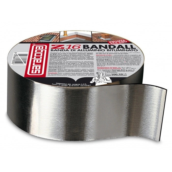 Saratoga NASTRO ALLUMINIO BITUMINATO BITUMI' 10M X 50MM.