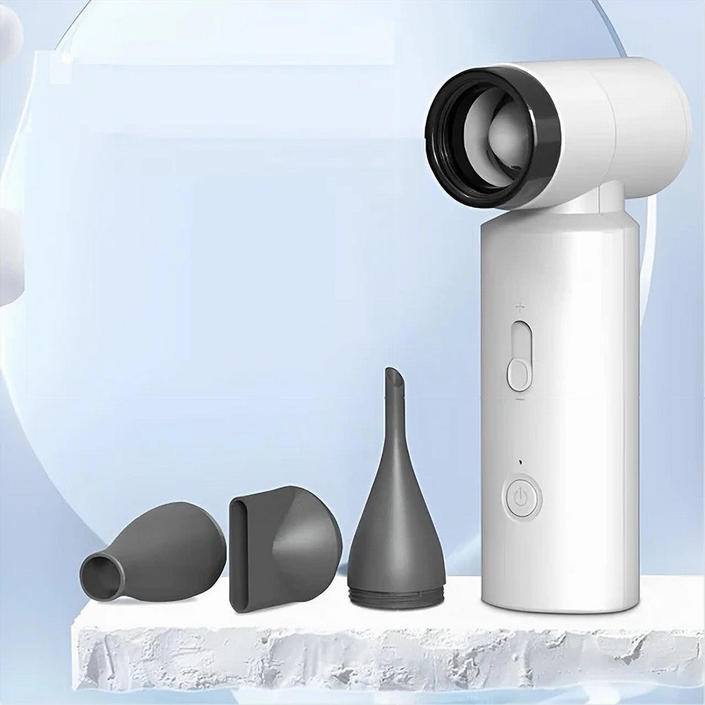 Trade Shop - Ventilatore Turbo Con Ventola Design Elegante Moderno Portatile Multiuso -