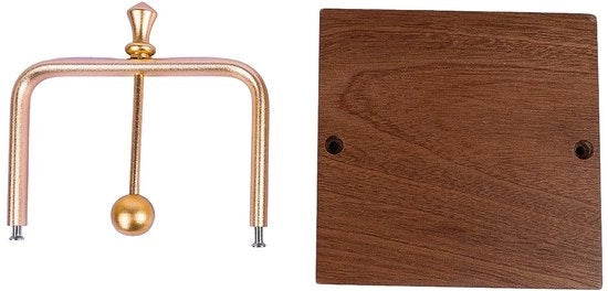Servizio per la Reception - Base in Legno - Cappa in Alluminio - Multifunzionale - Per Uso Residenziale/ Ufficio/ Ristorante - Progetto Robusto - Porta Fazzoletti in Carta