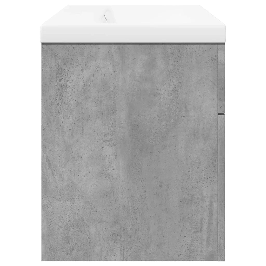 Mobile da Bagno con Lavabo Integrato Grigio Cemento 3324860