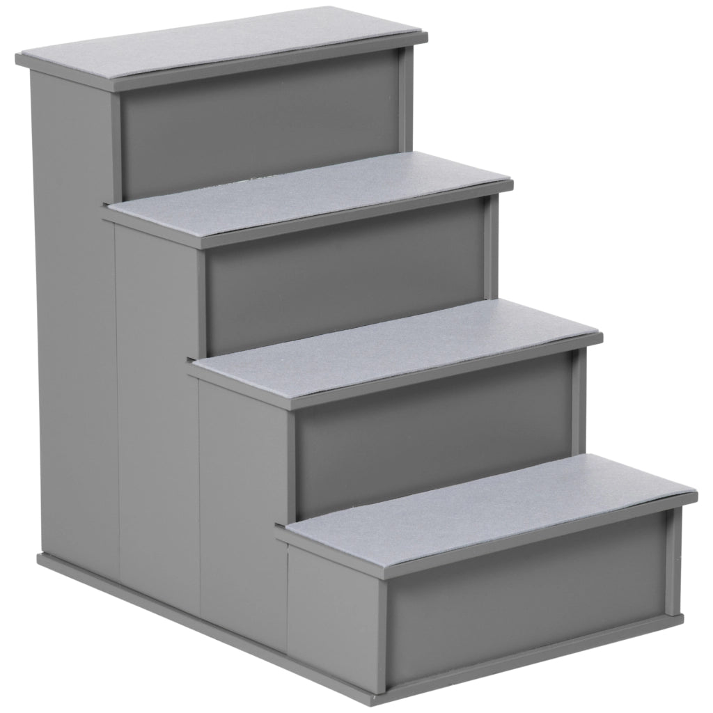 Scala per animali domestici ¨C zephmum ¨C Grigio 40x59x54 cm