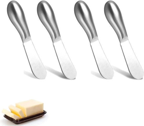 Set di 4 spiedi per formaggio in acciaio inox