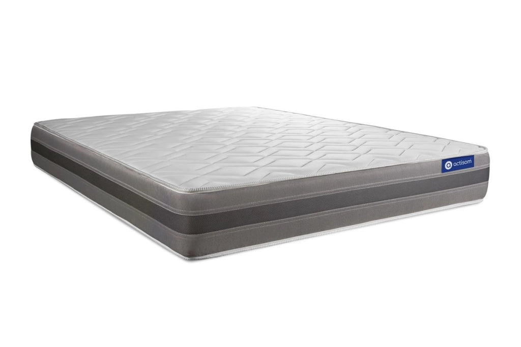 Pacchetto letto completo - Materasso 160x200cm + Box spring con doghe (kit) + 2 cuscini + Piumino - Actiflex Relax