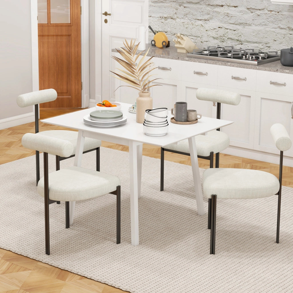Tavolo da pranzo pieghevole salvaspazio ¨C Xylo ¨C legno bianco 2-4 persone
