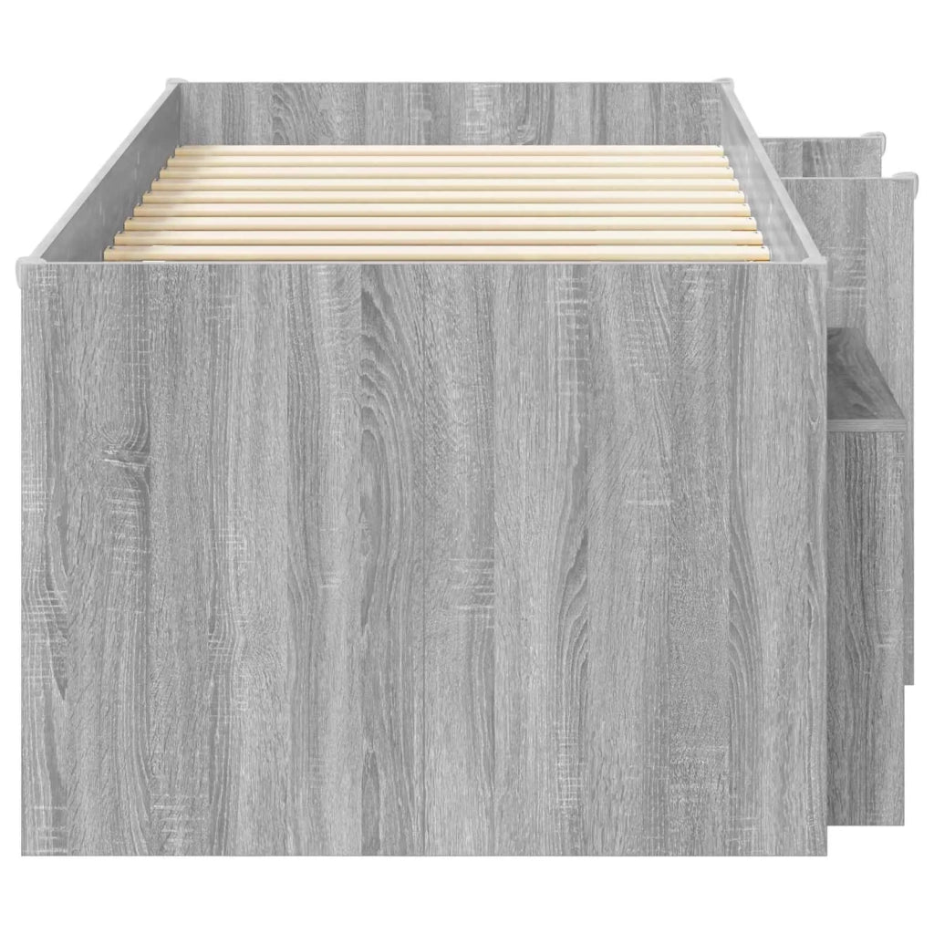 Struttura Letto Loft con Mobile 3 pz Sonoma grigio 3423419