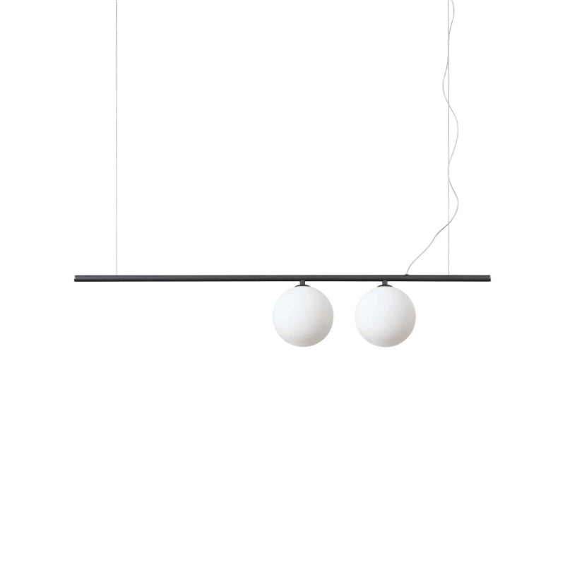 Lampada A Sospensione Perline Sp2 Nero Ideal-Lux