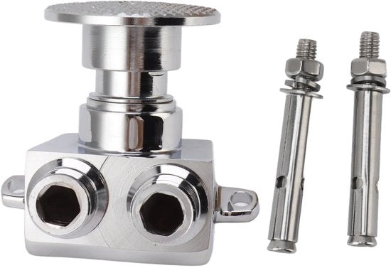 Pedale per rubinetto automatico a mano libera - con guarnizione in rame - flusso rapido - duraturo - resistente all'usura - inclusa chiave a vite