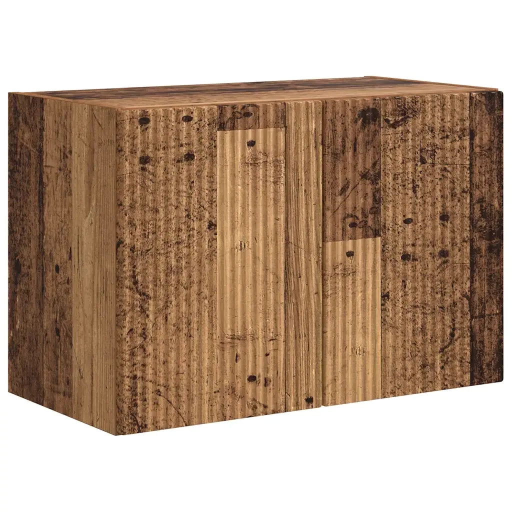 Mobile TV da parete-Mobile TV a Muro-Credenza TV Legno vecchio 59,5 x 31 x 40 cm