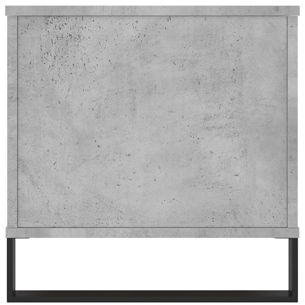 Tavolino Salotto-Tavolino da soggiorno-Tavolo Grigio Cemento 90x44,5x45 cm Legno Multistrato 608832