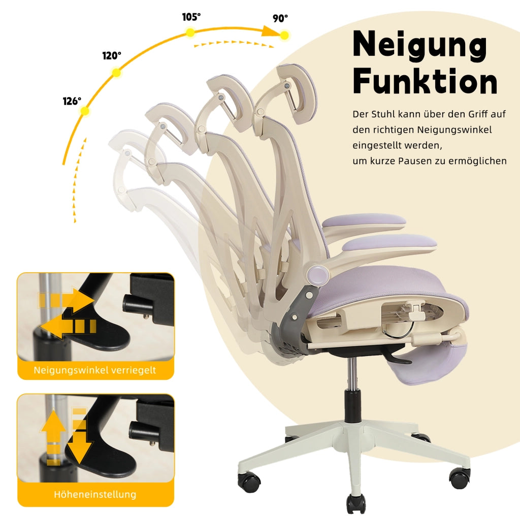 Sedia da ufficio ergonomica ¨C Xylo ¨C viola