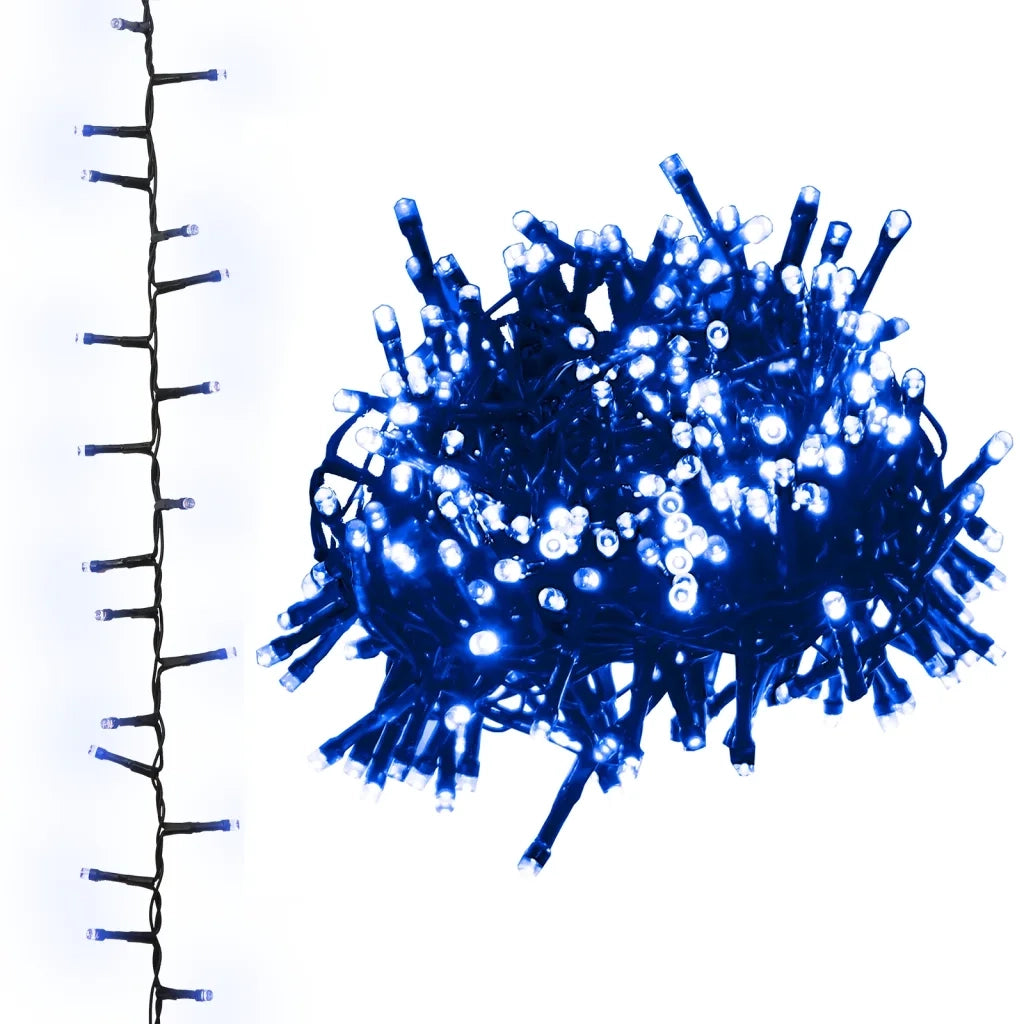 Stringa LED Compatta con 2000 Luci LED Blu 45 m PVC 343266