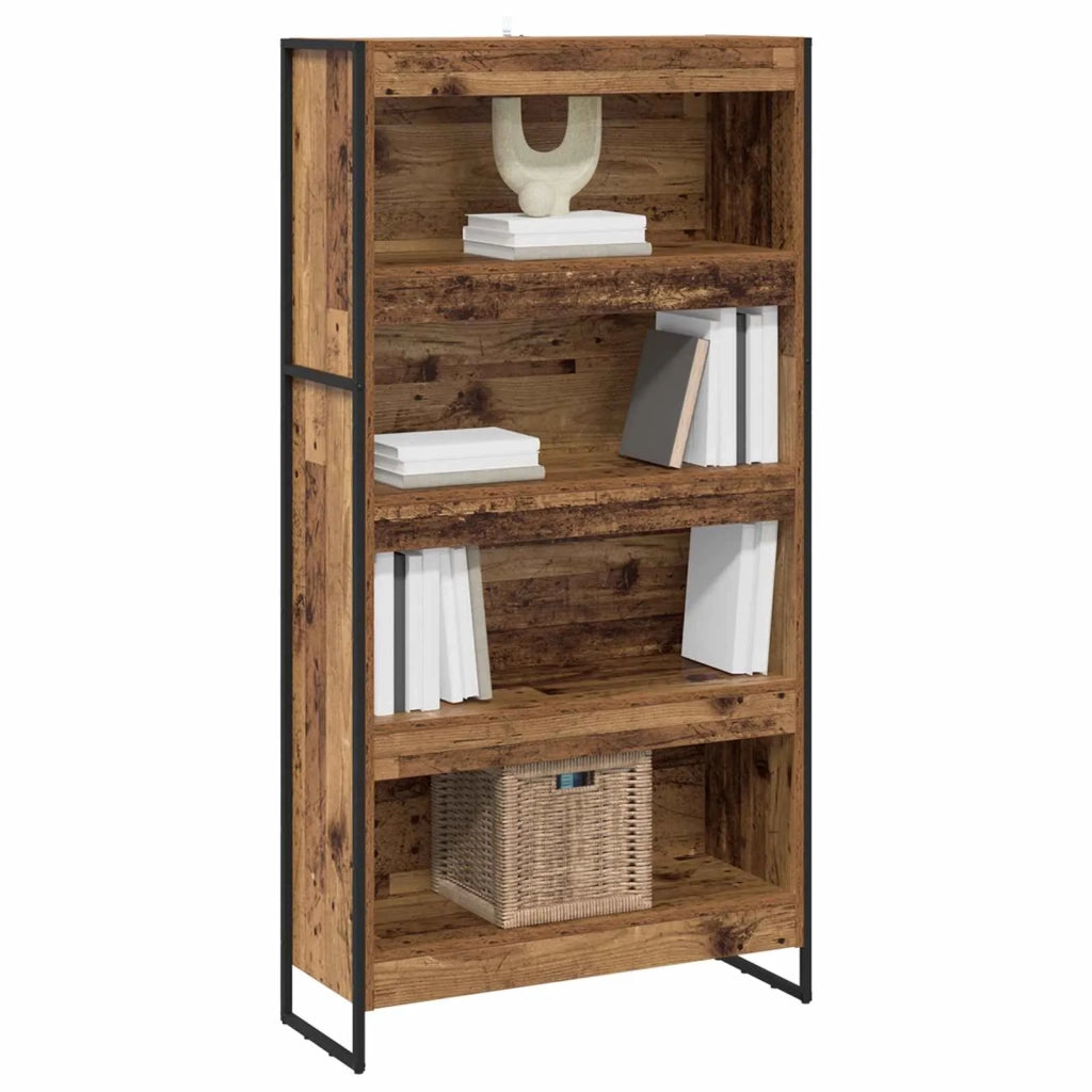 Armadio per Libri 2 pcs Legno vecchio 80 x 30 x 155 cm 3403008
