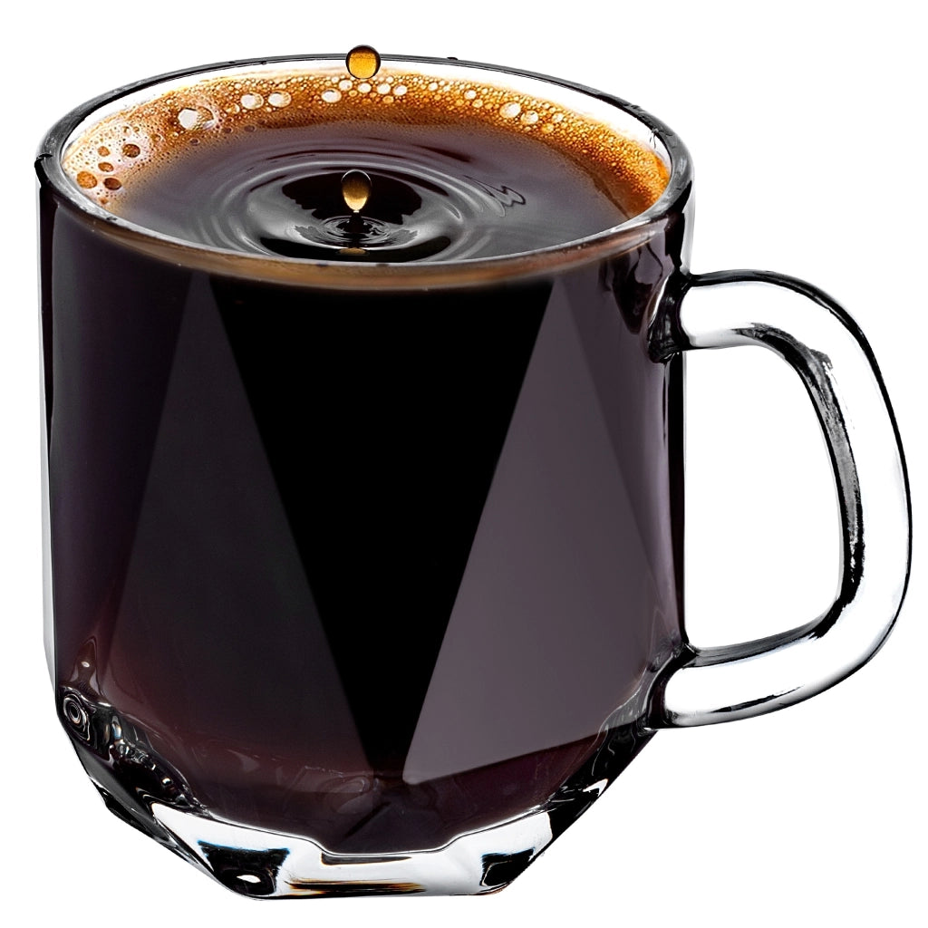 Bicchieri KADAX da 300 ml per caffè, tè e altre bevande, con manico, set da 4