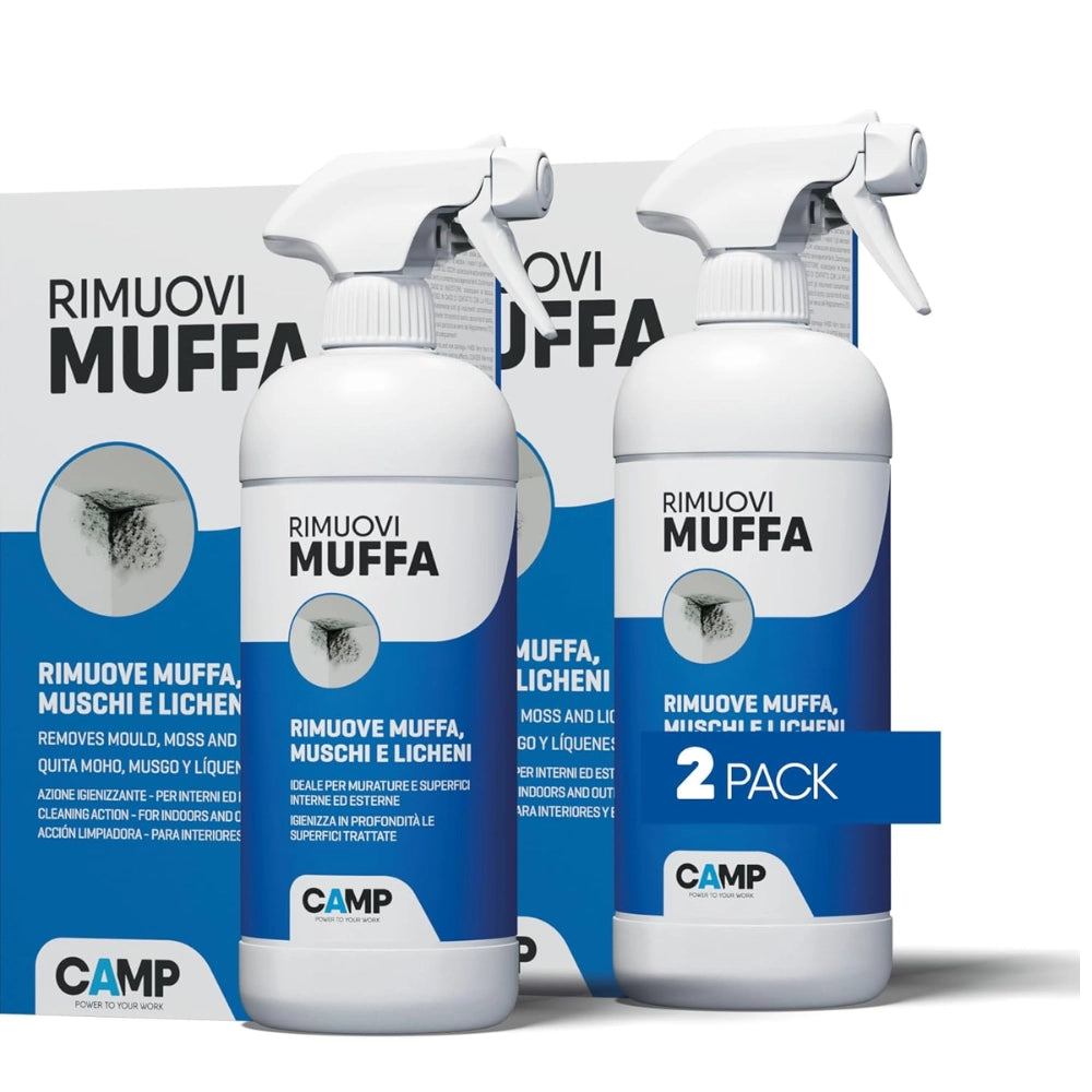 Rimuovi muffa 750 ml pulitore igienizzante per interni e esterni 2 pezzi
