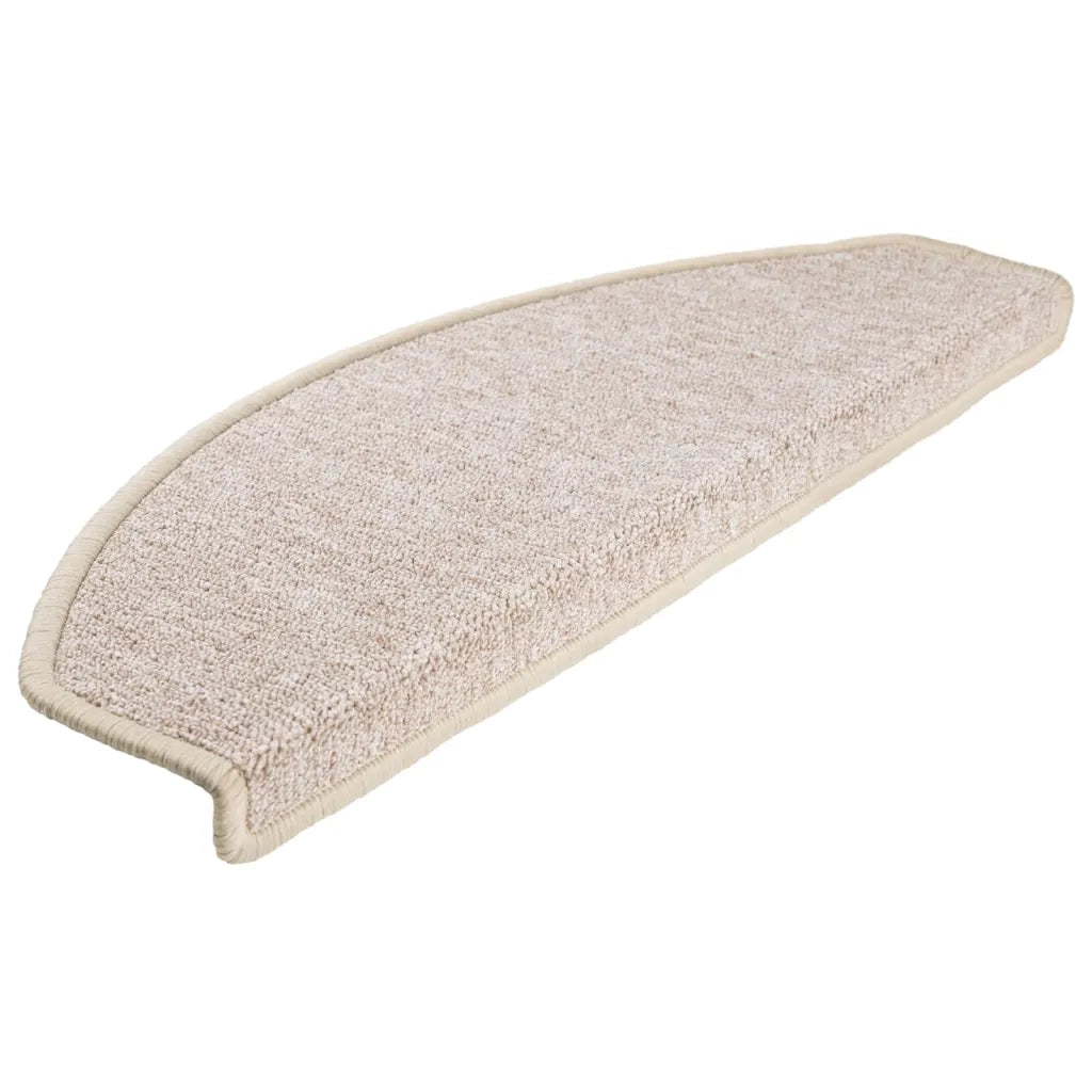 Tappetini per scale 10 pz 65x24x4 cm tortora semicircolari grandi 149763