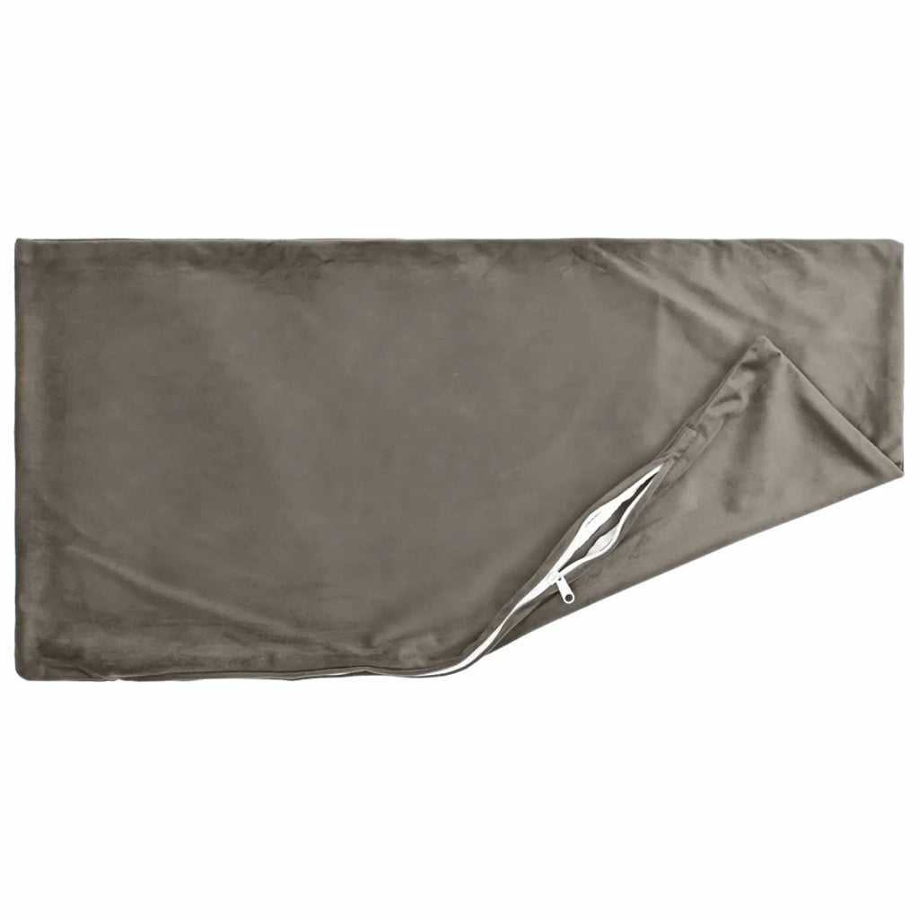Federa 6 pcs HEERLEN Grigio Chiaro 50 x 80 cm Velluto 911904