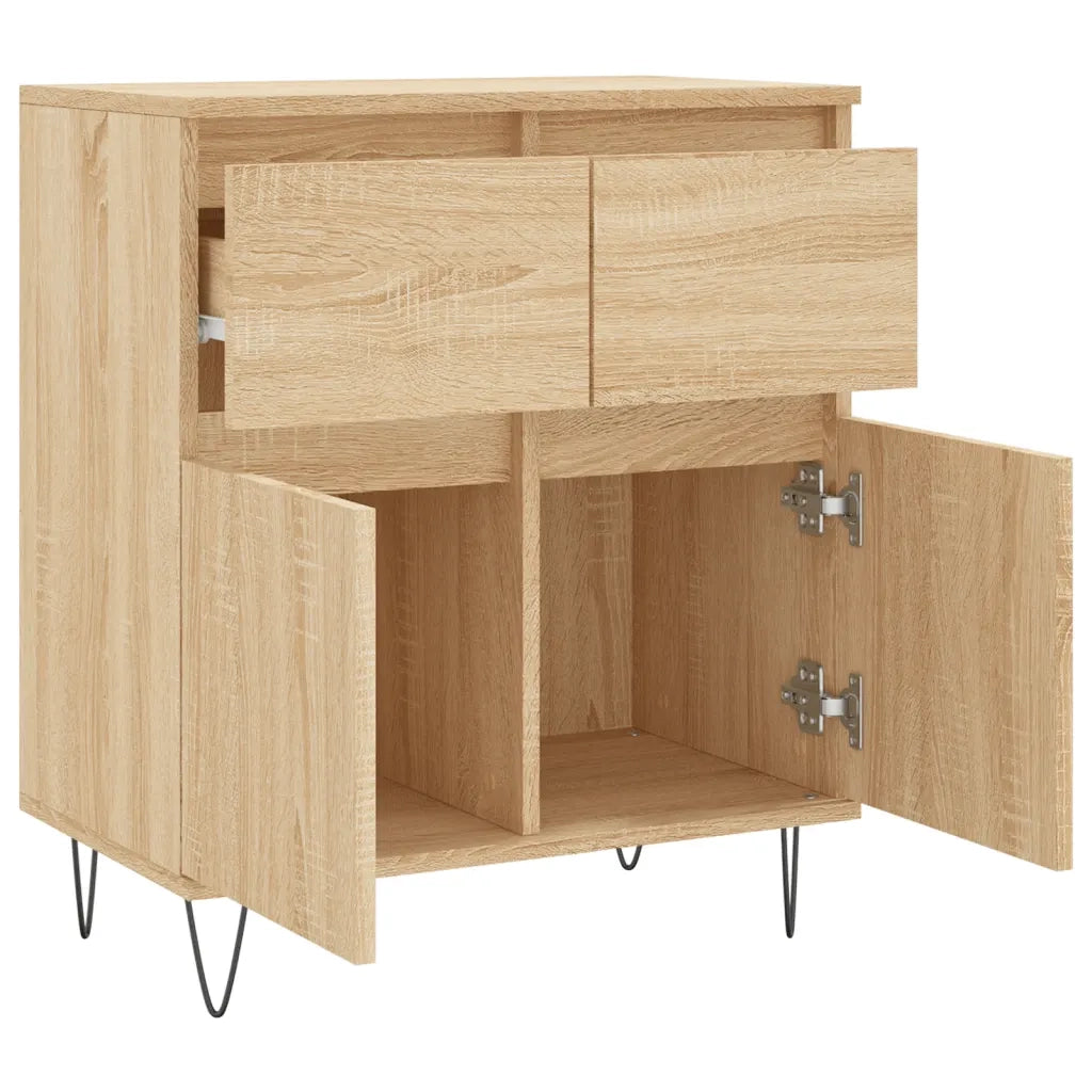 Credenza | Madia | Buffet da pranzo | Armadio da pranzo Rovere Sonoma 60x35x70 cm in Legno Multistrato