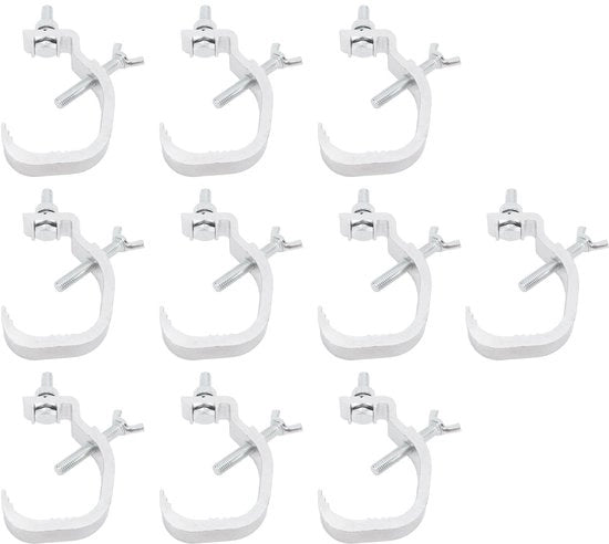 Fermo Luci per Pannelli 10 pezzi - Fatto di Alluminio Duraturo - Facile da Installare - Sicuro e Affidabile - Adatto per Luci di Testa Mobili - Qualità Premium - Fermo Luci per Pannelli