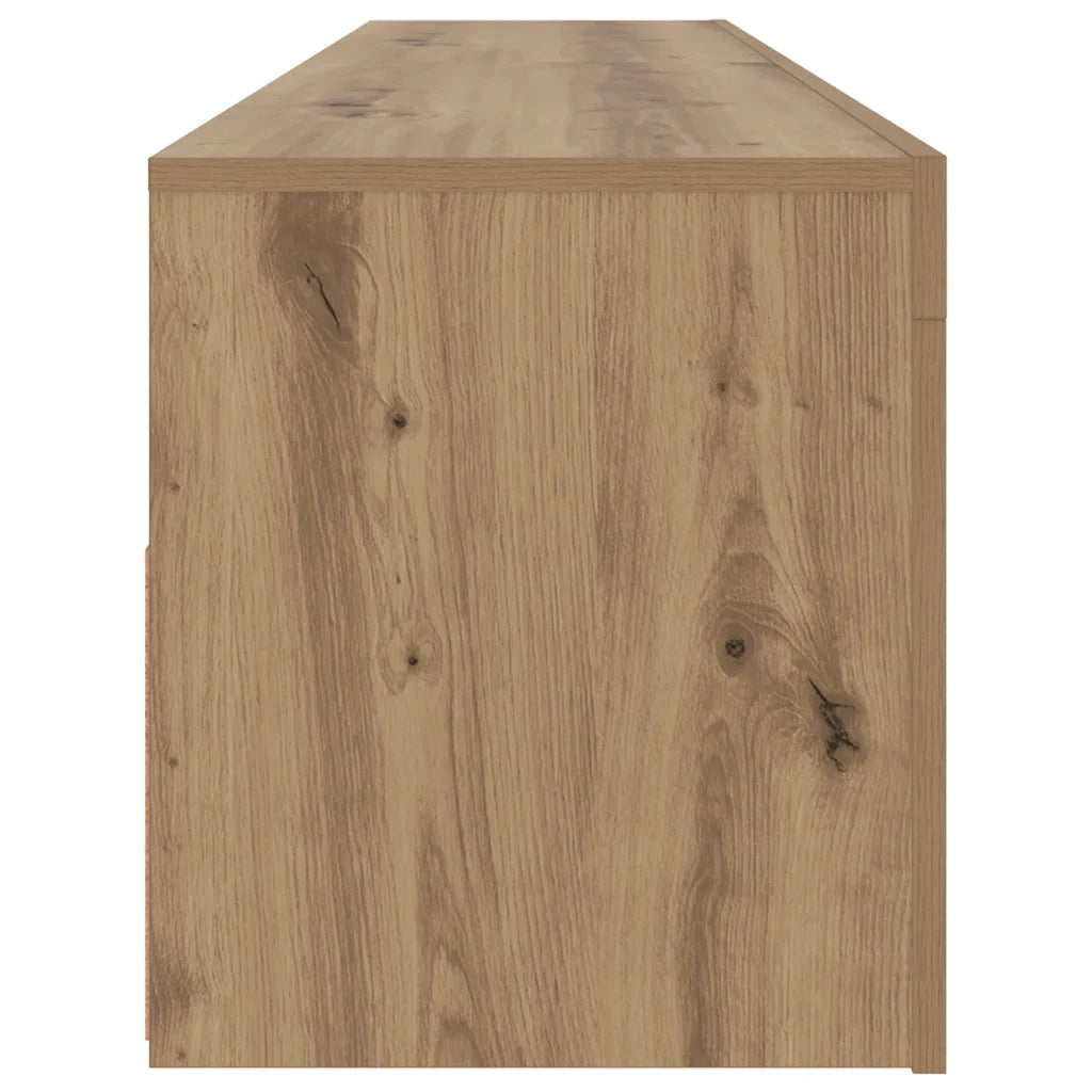 Mobile Porta TV con LED-Mobile per TV-Credenza TV Artigianale 120x35x40 cm Multistrato 803023