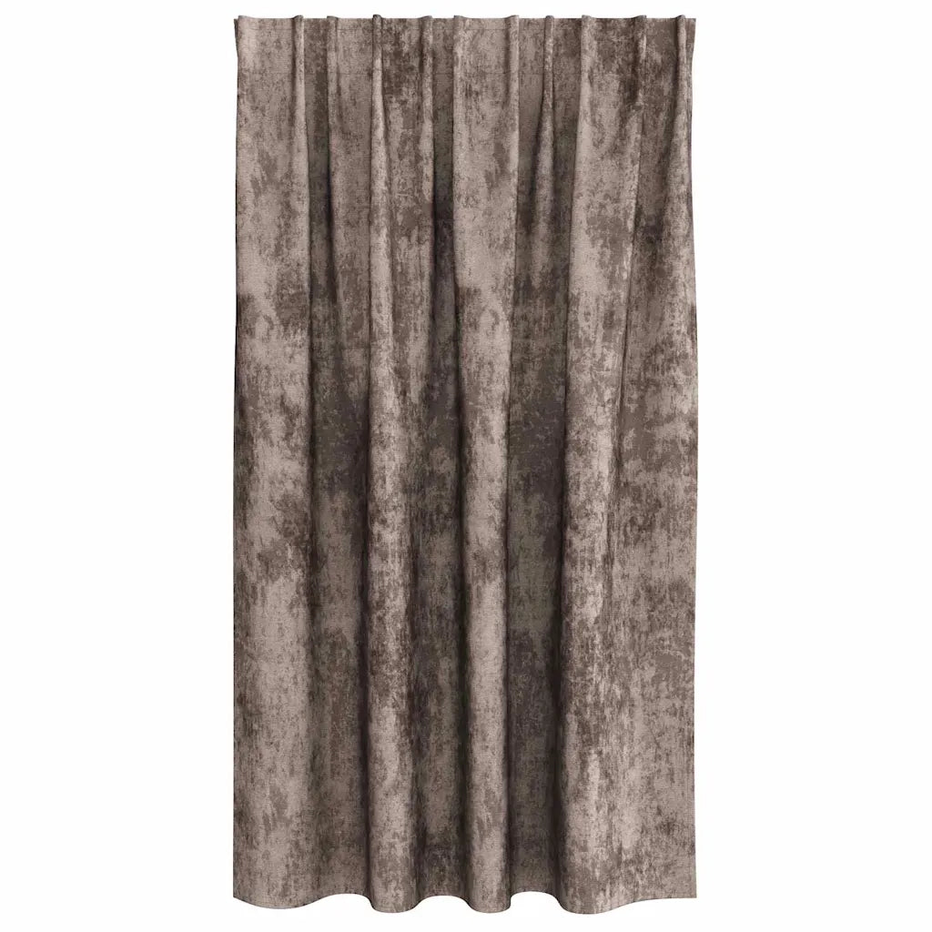 Tende in Velluto 2 pcs Cappuccino 140 x 140 cm Velluto 4107703