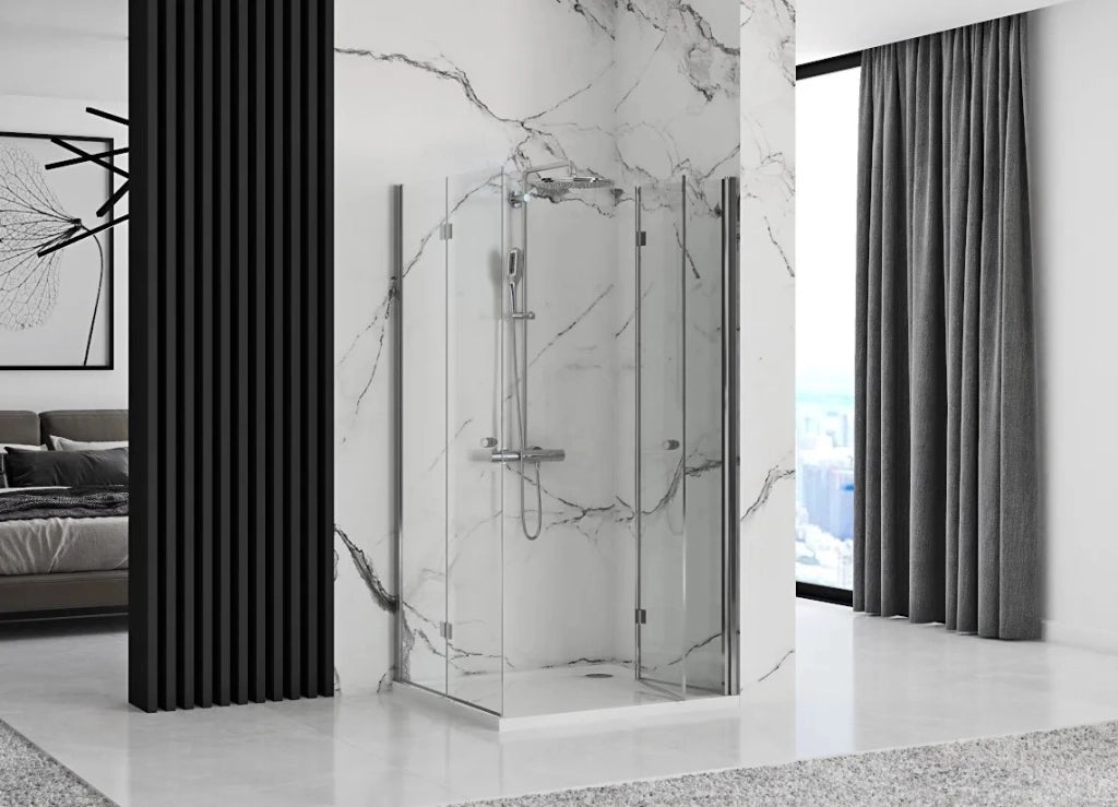 Cabina Doccia Pieghevole Rea Fold N2 Modulare 80x80