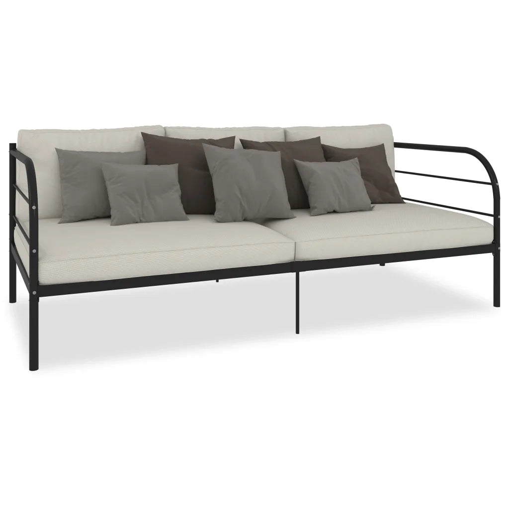 Telaio Divano letto | Sof¨¤ letto | Letto singolo Nero in Metallo 90x200 cm
