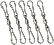 Set di 5 Ganci per Piante da Sospensione, Ornamenti da Vento, Cristalli a Vortice