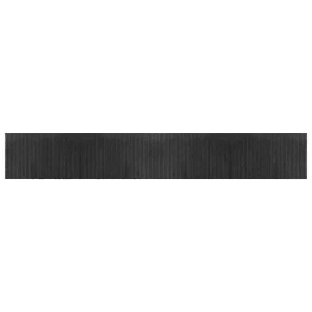 Tappeto Rettangolare Grigio 60x400 cm in Bambù 376850