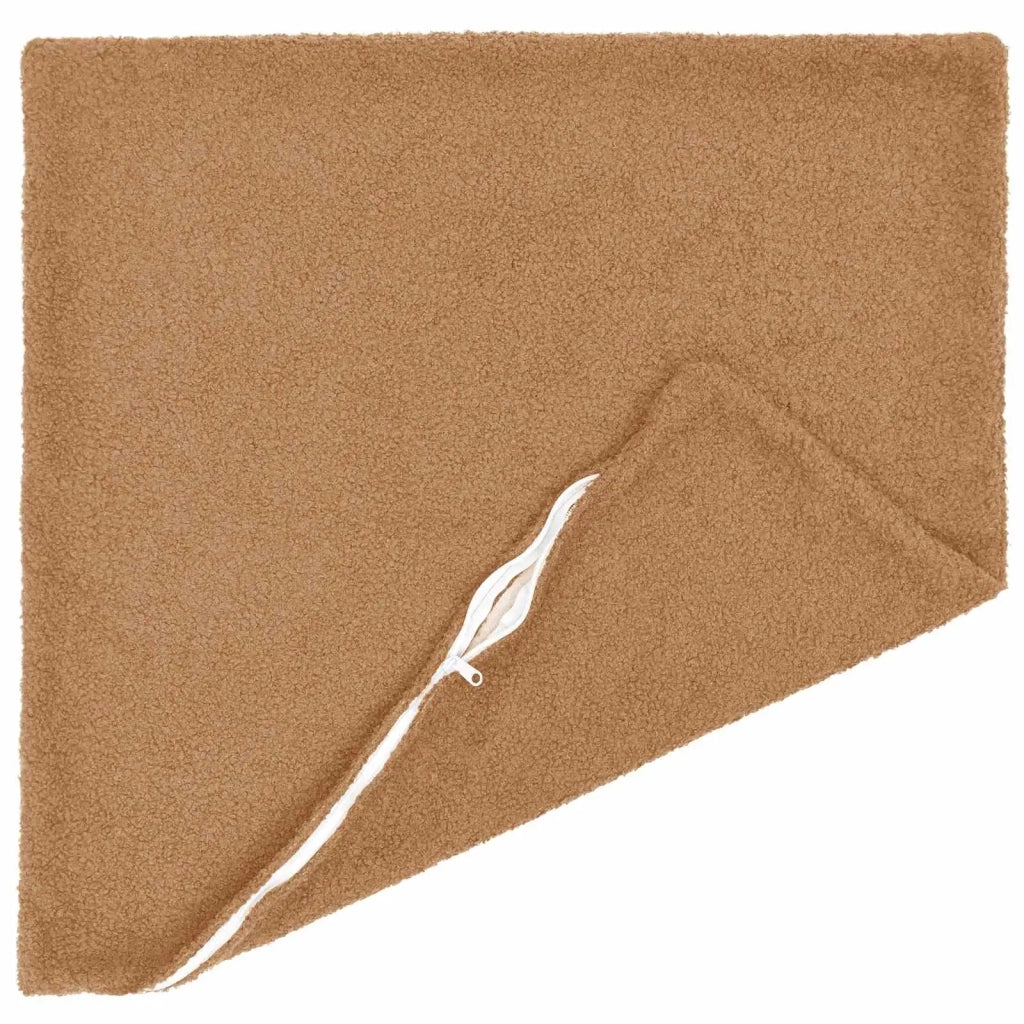 Federa 2 pcs HEERLEN Beige 65 x 65 cm Bouclé 912967