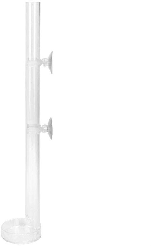 Alimentatore per Gamberi in Cristallo - Fattore di Cura in Acero - Scala di Alimentazione - Tubo di Alimentazione in Acrylo Transparente - Adatto per Gamberi in Cristallo - Facile da Installare