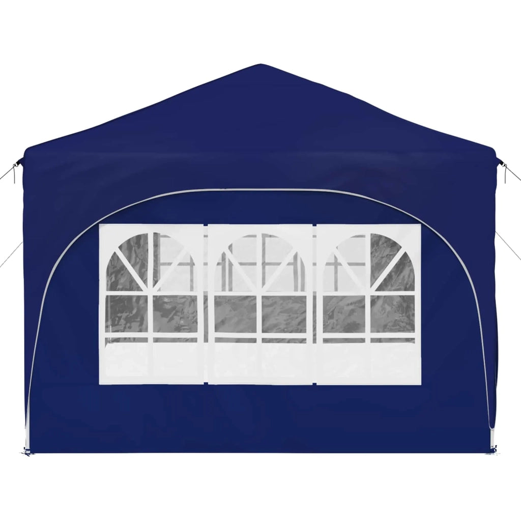Tenda per feste a pop-up-Gazebo Blu 575 x 288 x 245 cm Tessuto Oxford 902916