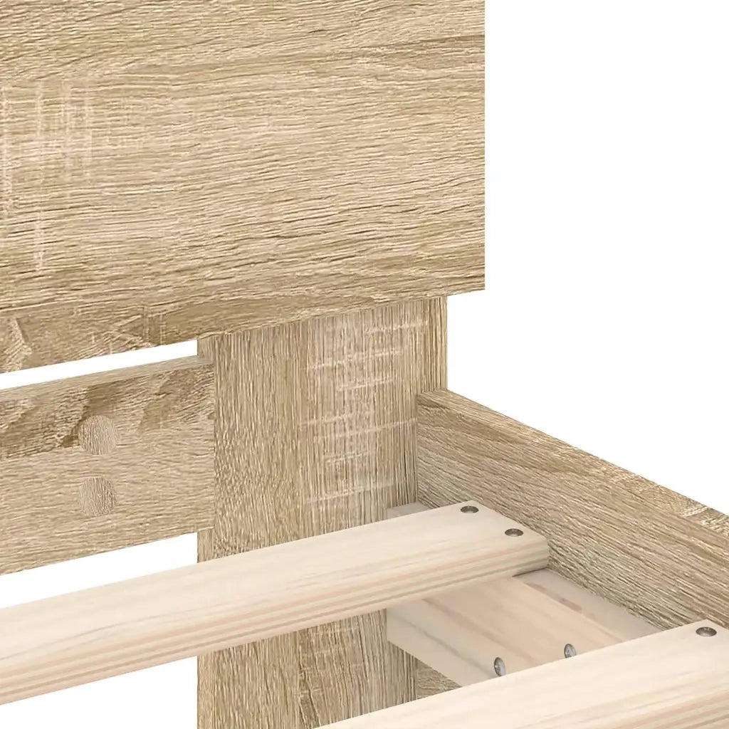 Struttura del letto Sonoma 152 x 203 cm Legno multistrato 3402861