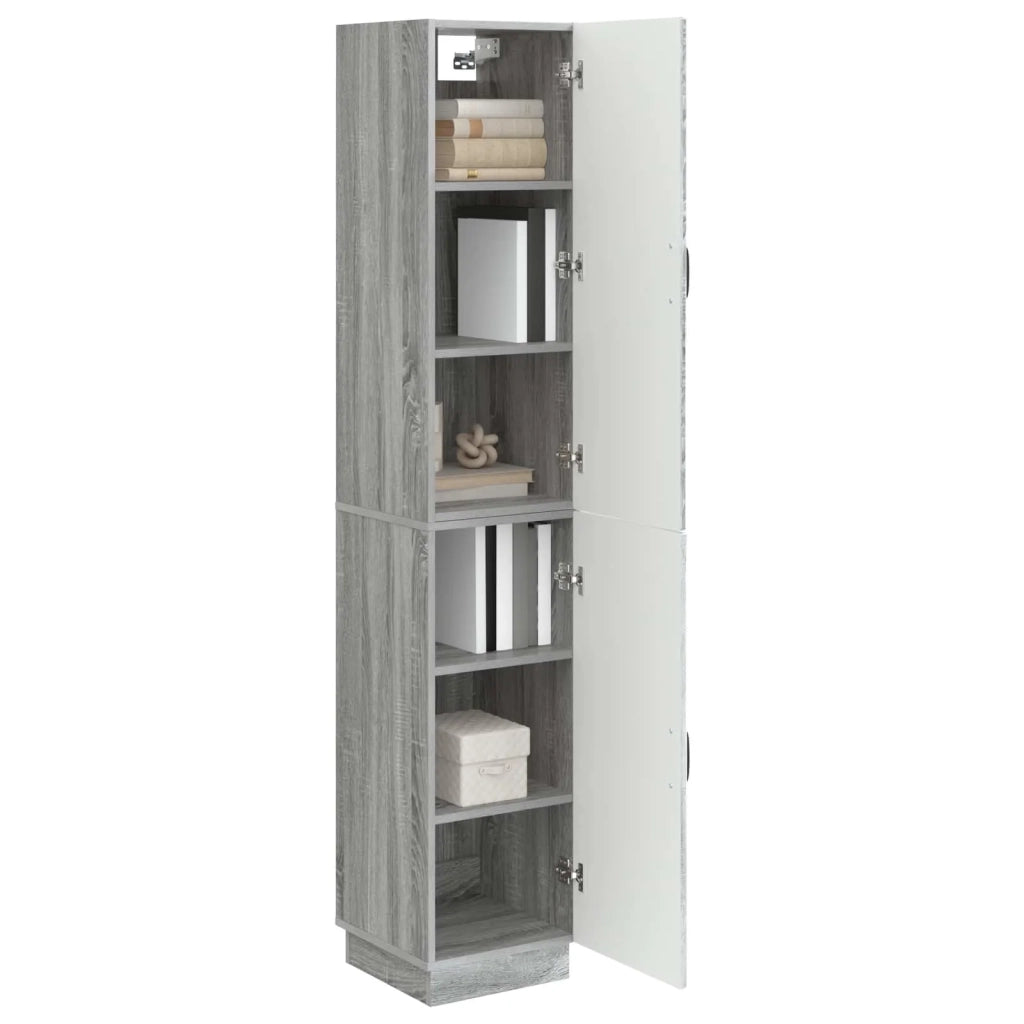 Set di armadi 2 pz Sonoma grigio Legno ingegnerizzato 3416796