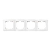 Cornice quadrupla verticale LOGI bianca Kanlux 25124