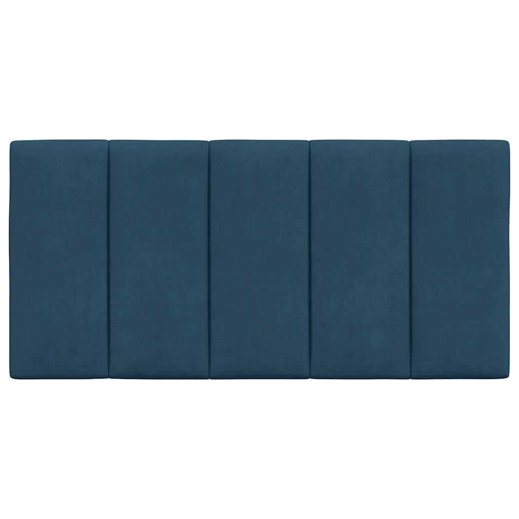 Cuscino Testiera Hanko Blu 100 cm in Velluto CFW8267717