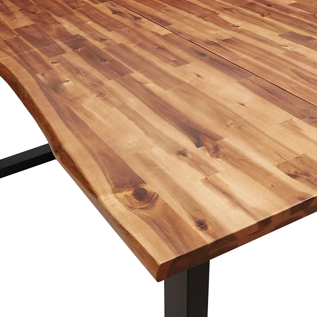 Tavolo da Pranzo | Tavolo da cucina Bordi Vivi 200x90x75 cm Legno Massello Acacia