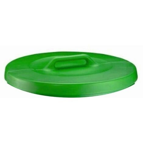 COPERCHIO PER BIDONE PER RIFIUTI VERDE 75 lt